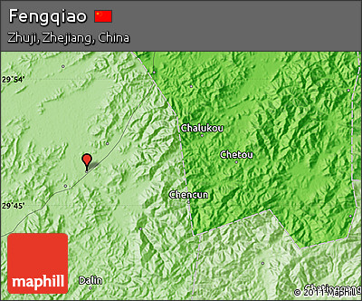 Political Map of Fengqiao