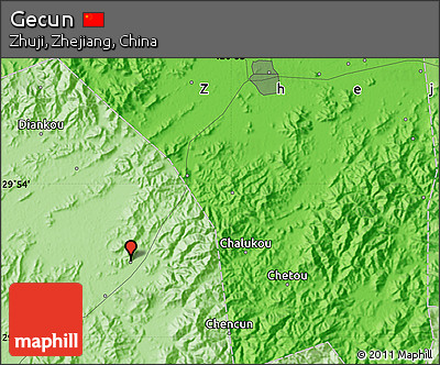 Political Map of Gecun