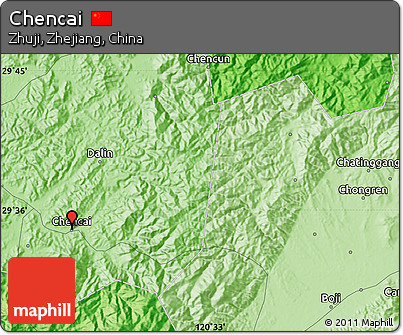 Political Map of Chencai