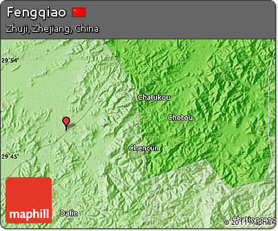 Political Map of Fengqiao