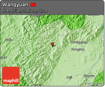 Political Map of Wangyuan