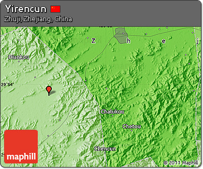 Political Map of Yirencun