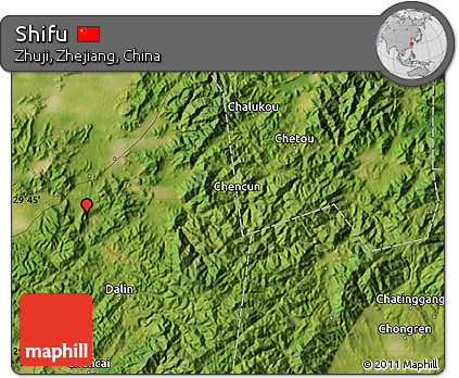 Satellite Map of Shifu