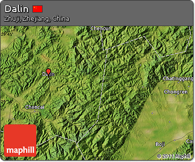 Satellite Map of Dalin