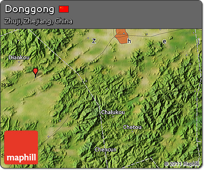 Satellite Map of Donggong