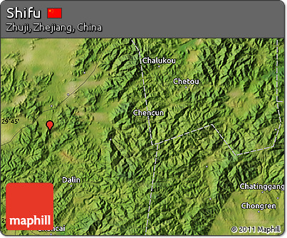 Satellite Map of Shifu