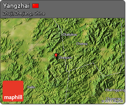 Satellite Map of Yangzhai