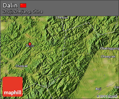 Satellite Map of Dalin