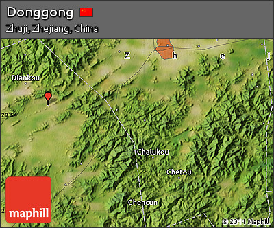 Satellite Map of Donggong