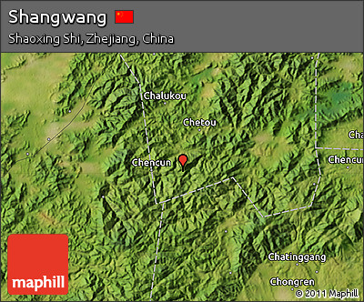 Satellite Map of Shangwang