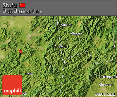 Satellite Map of Shifu
