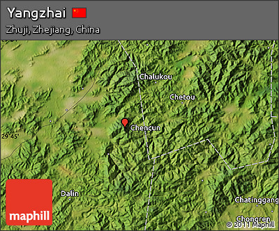 Satellite Map of Yangzhai