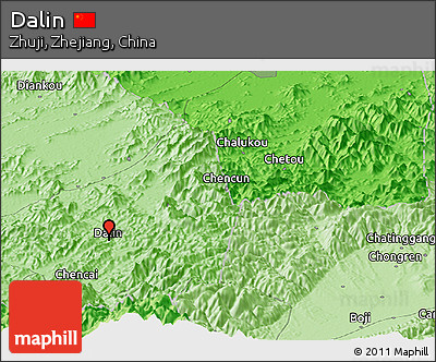 Political Panoramic Map of Dalin