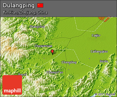 Physical 3D Map of Dulangping