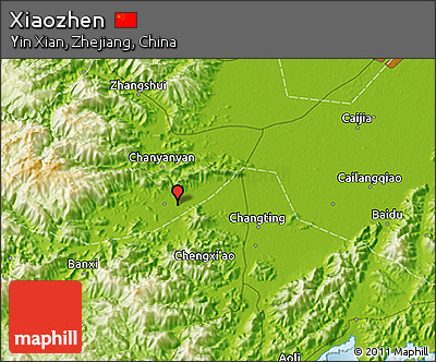 Physical 3D Map of Xiaozhen