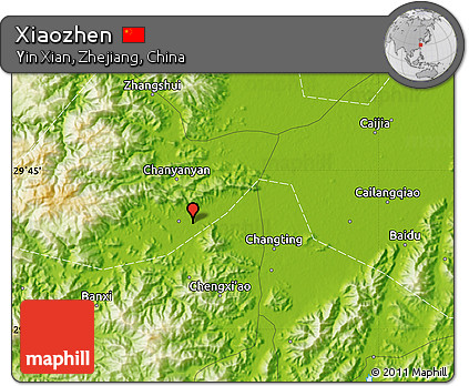 Physical Map of Xiaozhen