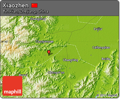 Physical Map of Xiaozhen