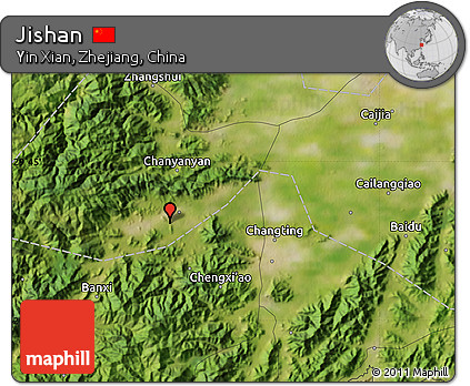 Satellite Map of Jishan
