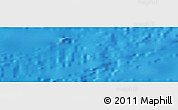 Physical Panoramic Map of the area around 29° 44' 59" N, 122° 19' 29" W