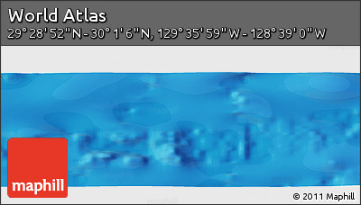 Political Panoramic Map of the Area around 29° 44' 59" N, 129° 7' 30" W