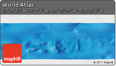 Political Panoramic Map of the Area around 29° 44' 59" N, 129° 7' 30" W