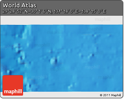 Physical 3D Map of the Area around 29° 44' 59" N, 137° 46' 30" E