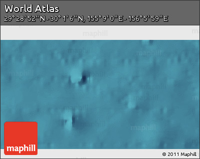 Satellite 3D Map of the Area around 29° 44' 59" N, 155° 37' 30" E