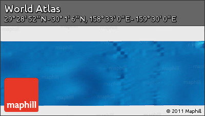 Physical Panoramic Map of the Area around 29° 44' 59" N, 159° 1' 30" E