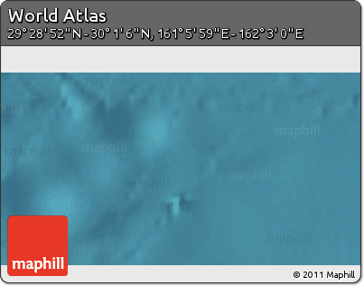 Satellite 3D Map of the Area around 29° 44' 59" N, 161° 34' 29" E