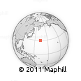 Outline Map of the Area around 29° 44' 59" N, 163° 16' 30" E, rectangular outline