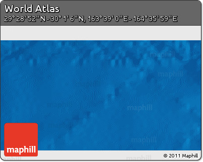 Physical 3D Map of the Area around 29° 44' 59" N, 164° 7' 30" E