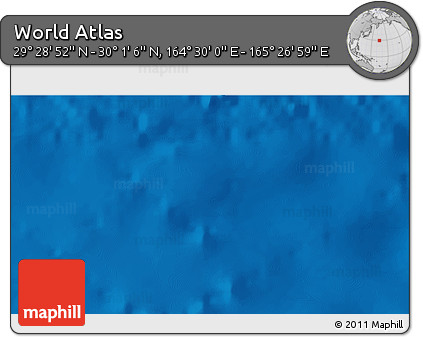 Physical 3D Map of the Area around 29° 44' 59" N, 164° 58' 29" E
