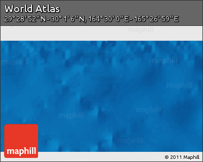 Physical 3D Map of the Area around 29° 44' 59" N, 164° 58' 29" E