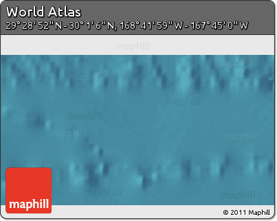 Satellite 3D Map of the Area around 29° 44' 59" N, 168° 13' 29" W