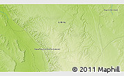 Physical 3D Map of the area around 29° 44' 59" N, 16° 13' 30" E