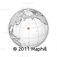 Outline Map of the Area around 29° 44' 59" N, 178° 34' 29" E, rectangular outline