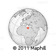 Outline Map of the Area around 29° 44' 59" N, 20° 28' 30" E, rectangular outline