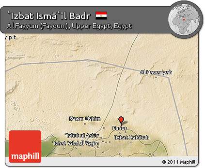 Satellite 3D Map of `Izbat Ismā`īl Badr