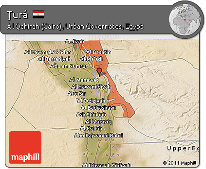 Satellite 3D Map of Ţurá
