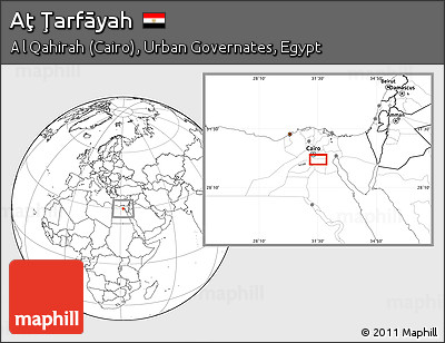 Blank Location Map of Aţ Ţarfāyah