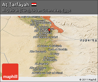 Satellite Panoramic Map of Aţ Ţarfāyah