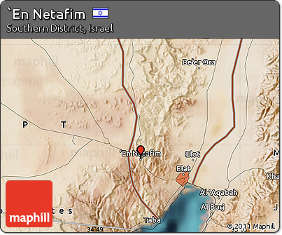 Satellite Map of `En Netafim
