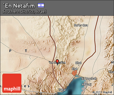 Satellite Map of `En Netafim