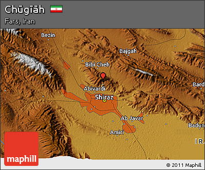 Physical 3D Map of Chūgīāh