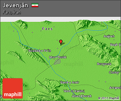 Political 3D Map of Jevenjān