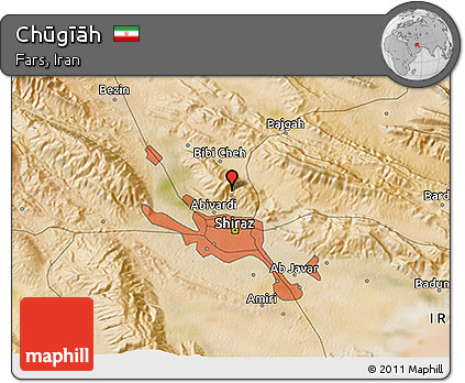 Satellite 3D Map of Chūgīāh
