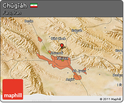 Satellite 3D Map of Chūgīāh