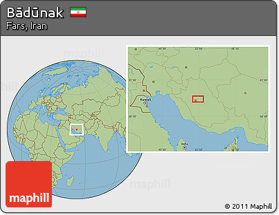 Savanna Style Location Map of Bādūnak