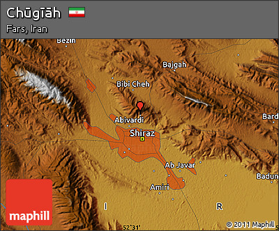 Physical Map of Chūgīāh