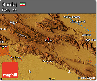 Physical Map of Bardej